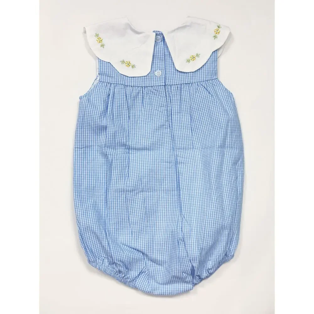 Stitchy Fish Dew Drop Daisies Embroidered Bubble